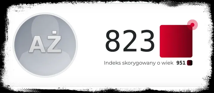 Przykładowy widok naliczonego rankingu.